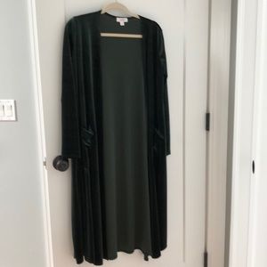 Lularoe green velvet Sarah